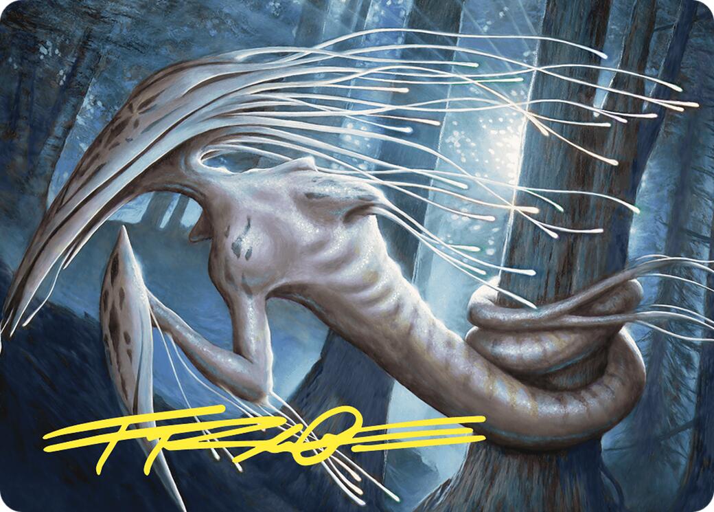 Manaweft Sliver Art Card (Gold-Stamped Signature) [Commander Masters Art Series] | Shuffle n Cut Hobbies & Games