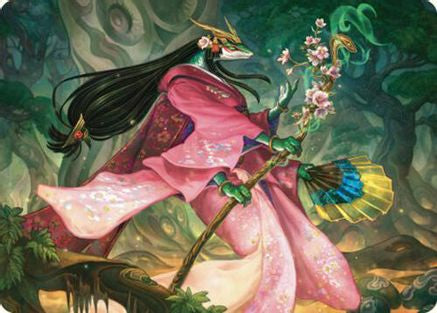 Sakiko, Mother of Summer Art Card (ASCMM-024) [Art Series: Commander Masters]