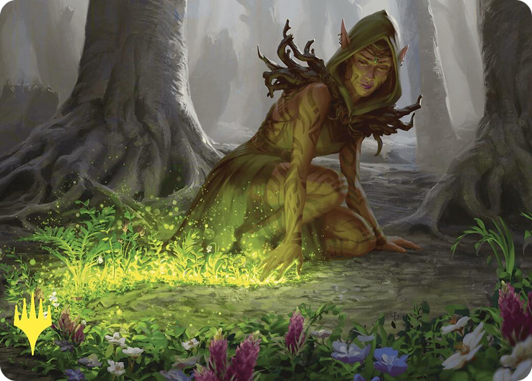 Skyshroud Claim Art Card (Gold-Stamped) [Commander Masters Art Series] | Shuffle n Cut Hobbies & Games