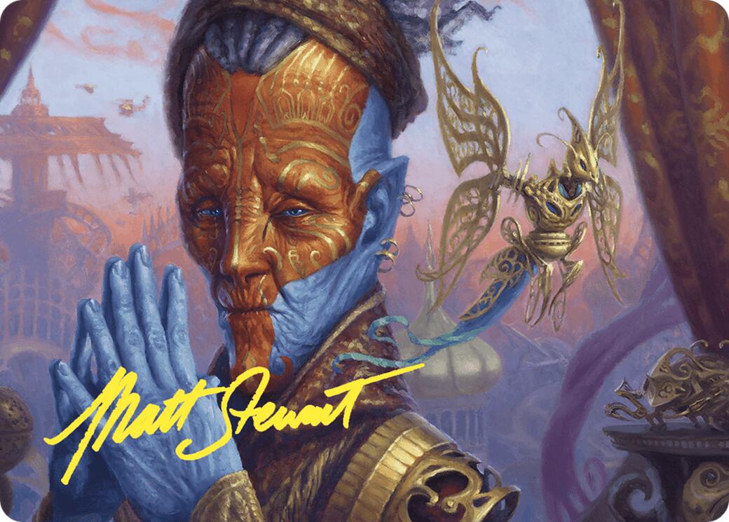 Padeem, Consul of Innovation Art Card (Gold-Stamped Signature) [Commander Masters Art Series] | Shuffle n Cut Hobbies & Games