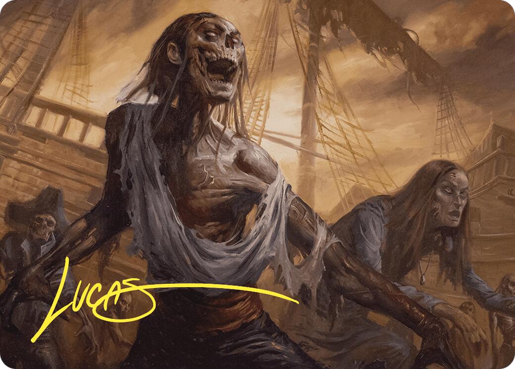 Rise from the Tides Art Card (Gold-Stamped Signature) [Commander Masters Art Series] | Shuffle n Cut Hobbies & Games