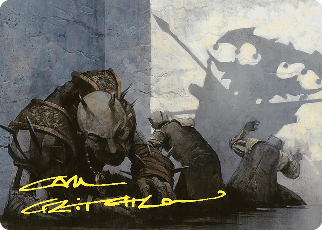 Decree of Pain Art Card (Gold-Stamped Signature) [Commander Masters Art Series] | Shuffle n Cut Hobbies & Games
