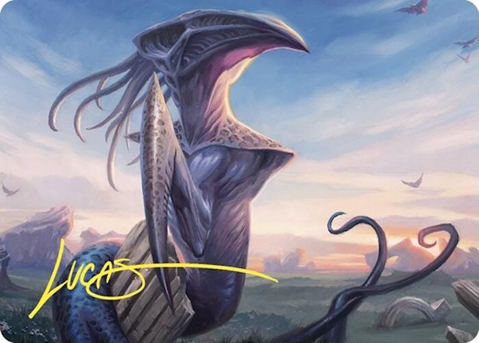 Sentinel Sliver Art Card (Gold-Stamped Signature) [Commander Masters Art Series] | Shuffle n Cut Hobbies & Games