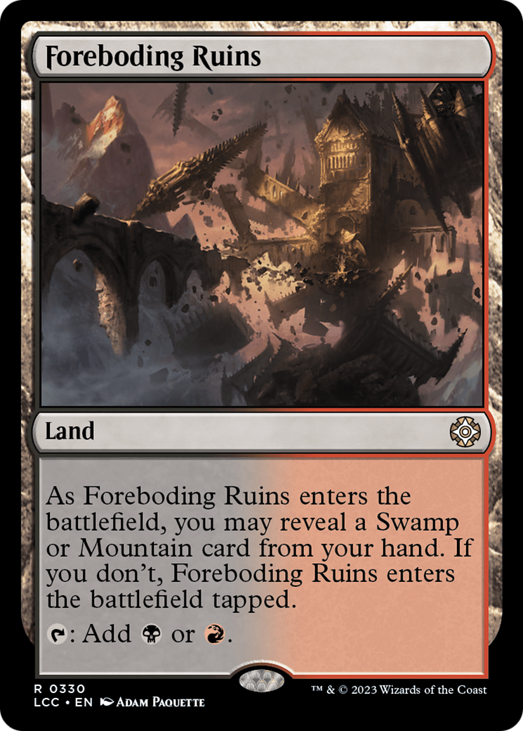 Foreboding Ruins [The Lost Caverns of Ixalan Commander] | Shuffle n Cut Hobbies & Games