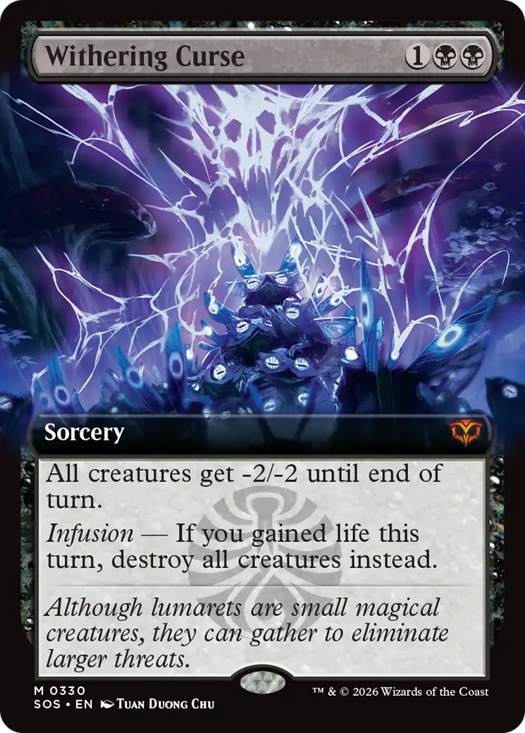 Withering Curse (Extended Art) [Secrets of Strixhaven] | Shuffle n Cut Hobbies & Games