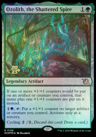 Ozolith, the Shattered Spire [March of the Machine Prerelease Promos] | Shuffle n Cut Hobbies & Games