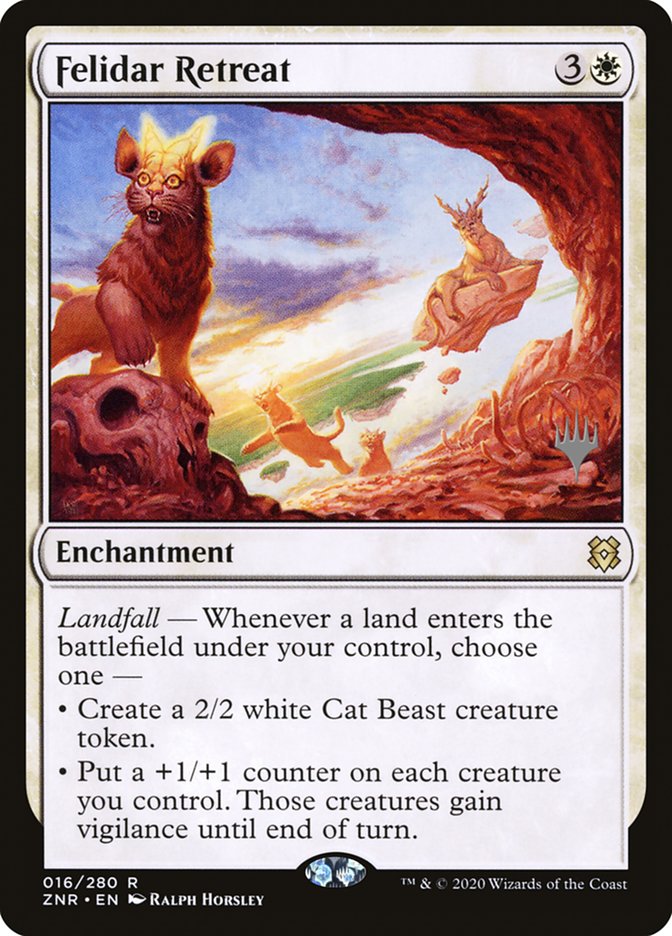 Felidar Retreat (Promo Pack) [Zendikar Rising Promos] | Shuffle n Cut Hobbies & Games