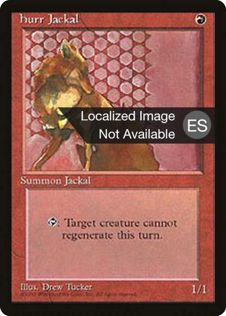 Hurr Jackal [Fourth Edition Foreign Black Border] | Shuffle n Cut Hobbies & Games