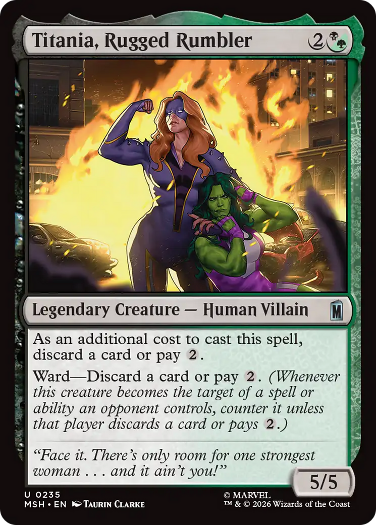 Titania, Rugged Rumbler [Marvel Super Heroes] | Shuffle n Cut Hobbies & Games