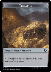 Treasure // Satyr Double-Sided Token [Commander Masters Tokens] | Shuffle n Cut Hobbies & Games
