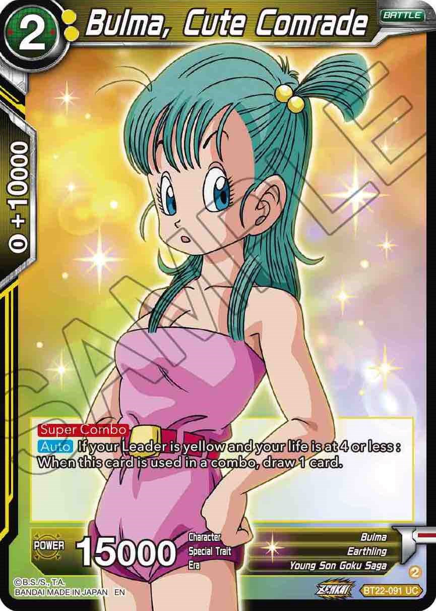 Bulma, Cute Comrade (BT22-091) [Critical Blow] | Shuffle n Cut Hobbies & Games