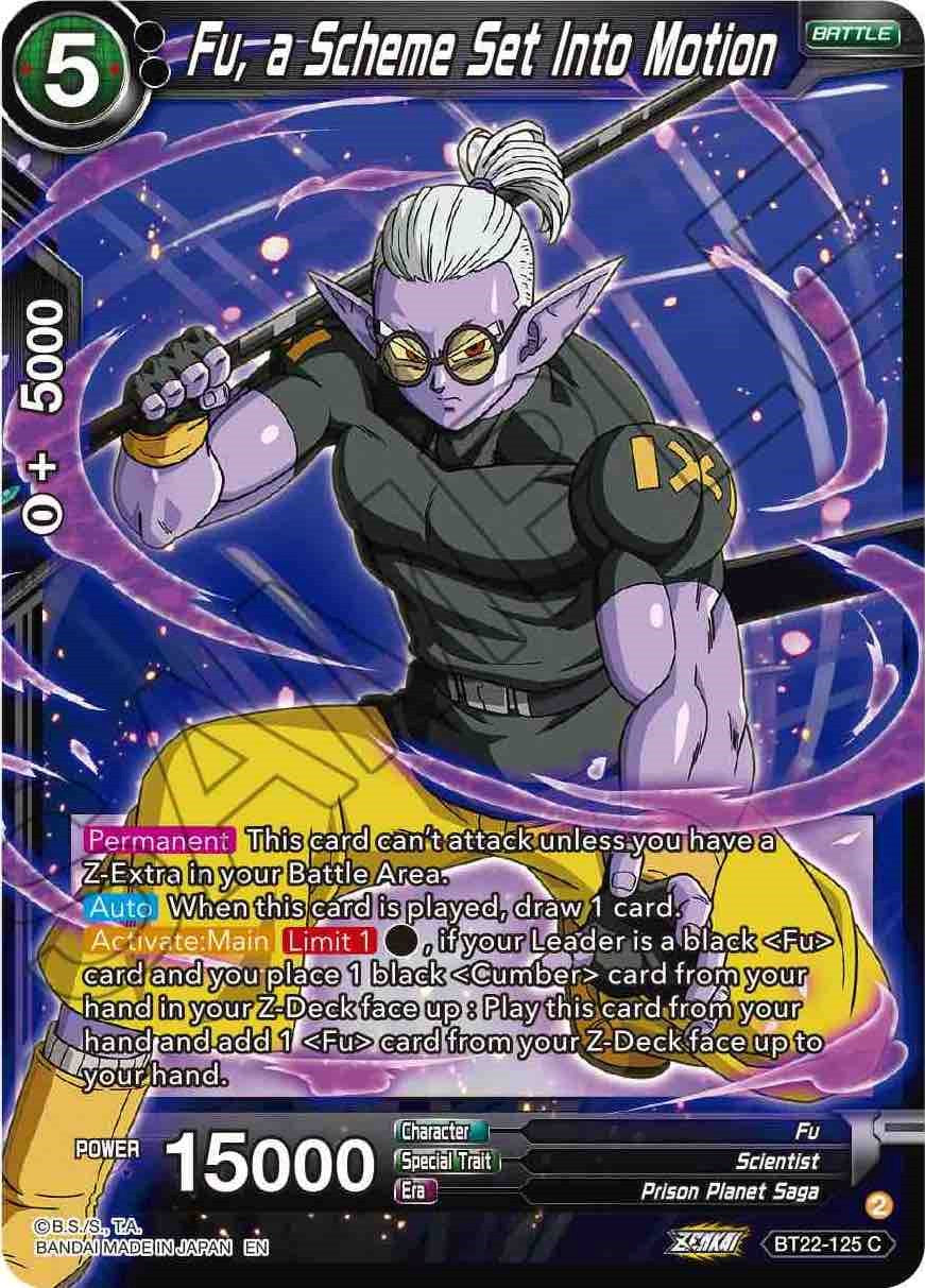 Fu, a Scheme Set Into Motion (BT22-125) [Critical Blow] | Shuffle n Cut Hobbies & Games