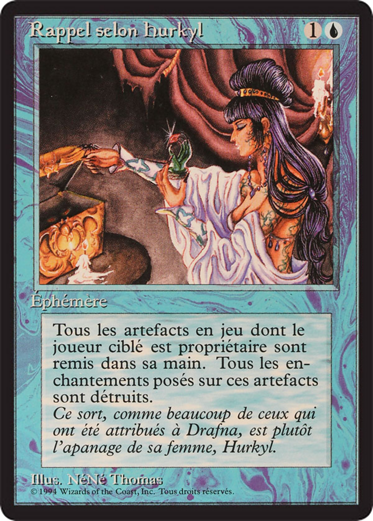 Hurkyl's Recall [Foreign Black Border] | Shuffle n Cut Hobbies & Games