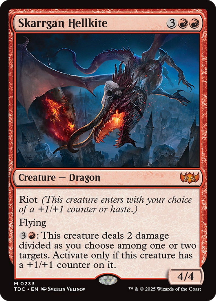 Skarrgan Hellkite [Tarkir: Dragonstorm Commander] | Shuffle n Cut Hobbies & Games