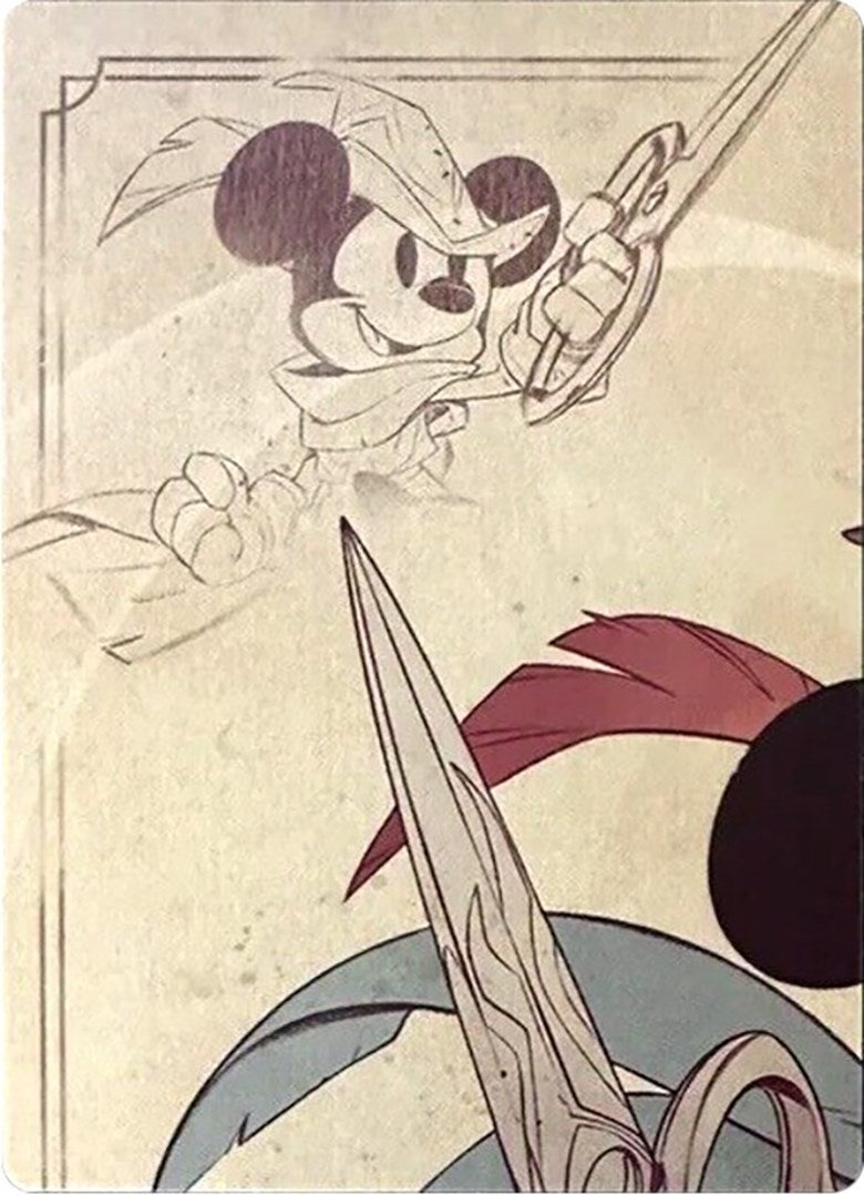 Mickey Mouse - Brave Little Tailor Puzzle Insert (Top Left) [The First Chapter] | Shuffle n Cut Hobbies & Games
