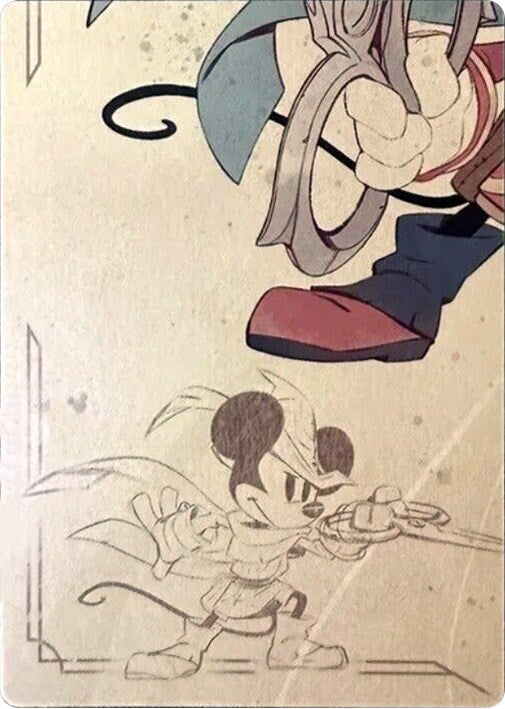 Mickey Mouse - Brave Little Tailor Puzzle Insert (Bottom Left) [The First Chapter] | Shuffle n Cut Hobbies & Games