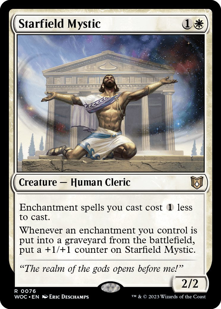 Starfield Mystic [Wilds of Eldraine Commander] | Shuffle n Cut Hobbies & Games