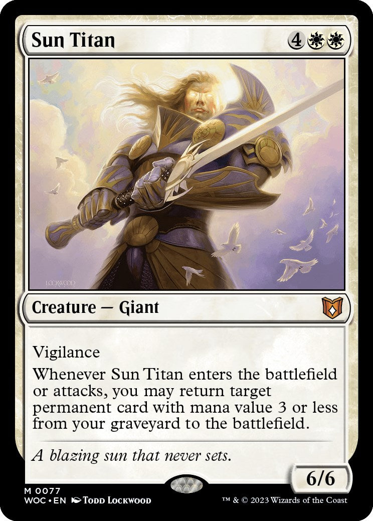 Sun Titan [Wilds of Eldraine Commander] | Shuffle n Cut Hobbies & Games