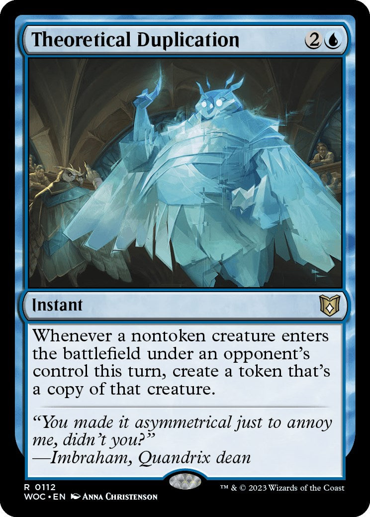 Theoretical Duplication [Wilds of Eldraine Commander] | Shuffle n Cut Hobbies & Games