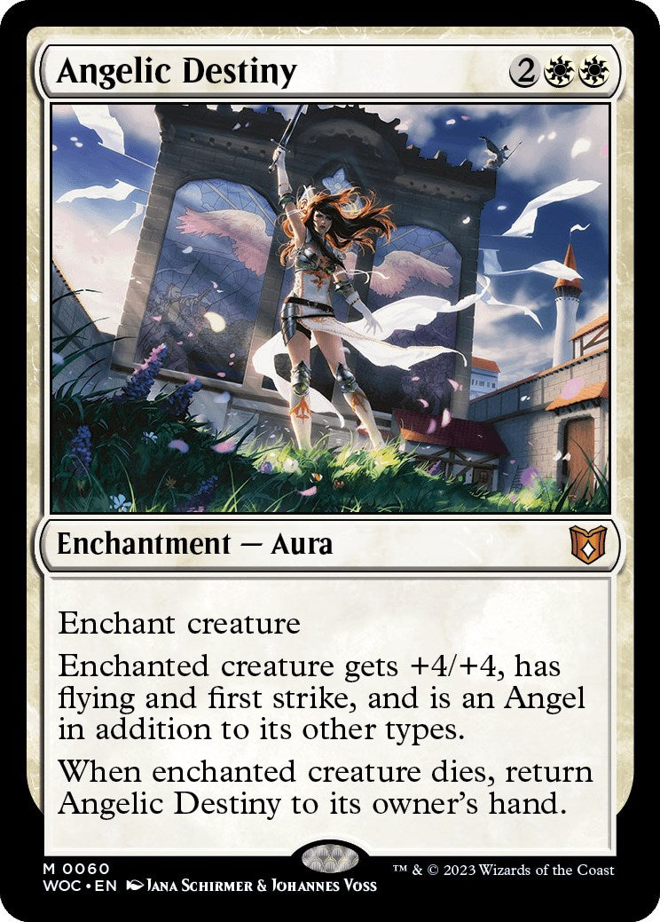 Angelic Destiny [Wilds of Eldraine Commander] | Shuffle n Cut Hobbies & Games