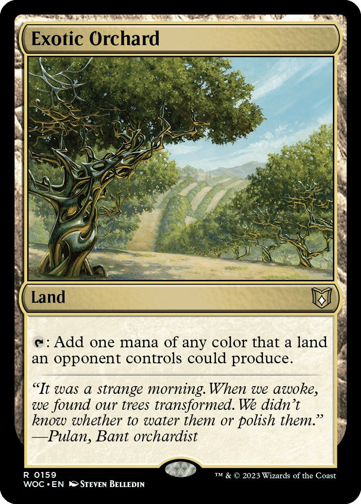 Exotic Orchard [Wilds of Eldraine Commander] | Shuffle n Cut Hobbies & Games