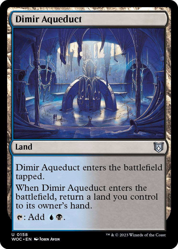 Dimir Aqueduct [Wilds of Eldraine Commander] | Shuffle n Cut Hobbies & Games