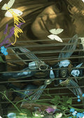 Cooped Up Art Card (Gold-Stamped Signature) (ASWOE-001) [Art Series: Wilds of Eldraine]