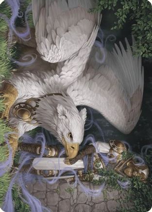 Dutiful Griffin Art Card (ASWOE-003) [Art Series: Wilds of Eldraine]
