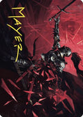 Shatter the Oath Art Card (Gold-Stamped Signature) (ASWOE-014) [Art Series: Wilds of Eldraine]