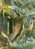 Blossoming Tortoise Art Card (Gold-Stamped Signature) (ASWOE-024) [Art Series: Wilds of Eldraine]