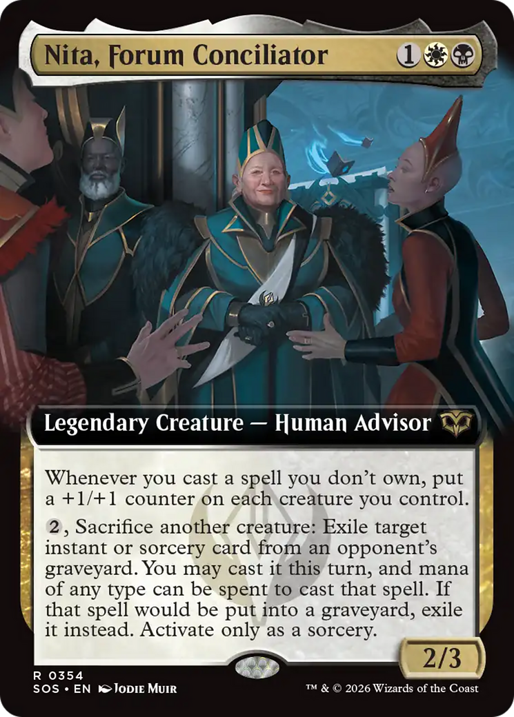 Nita, Forum Conciliator (Extended Art) [Secrets of Strixhaven] | Shuffle n Cut Hobbies & Games