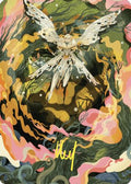 Greater Auramancy Art Card (Gold-Stamped Signature) (ASWOE-061) [Art Series: Wilds of Eldraine]