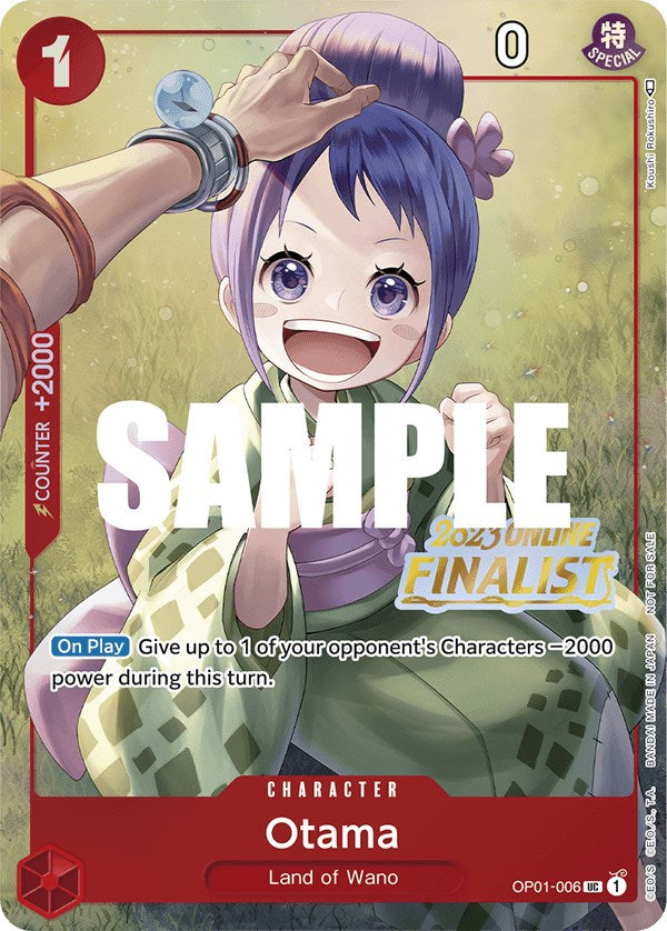Otama (Online Regional 2023) [Finalist] [One Piece Promotion Cards] | Shuffle n Cut Hobbies & Games