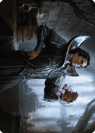Spiteful Hexmage Art Card (ASWOE-015) [Art Series: Wilds of Eldraine]