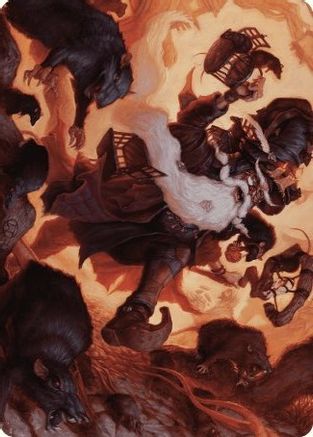 Tattered Ratter Art Card (ASWOE-020) [Art Series: Wilds of Eldraine]