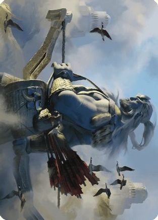 Skybeast Tracker Art Card (ASWOE-027) [Art Series: Wilds of Eldraine]