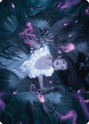 Neva, Stalked by Nightmares Art Card (ASWOE-030) [Art Series: Wilds of Eldraine]