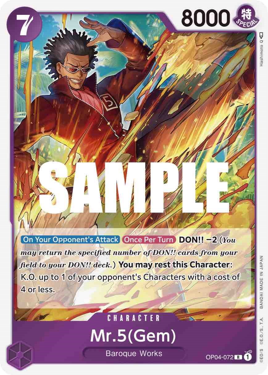 Mr.5(Gem) [Kingdoms of Intrigue] | Shuffle n Cut Hobbies & Games