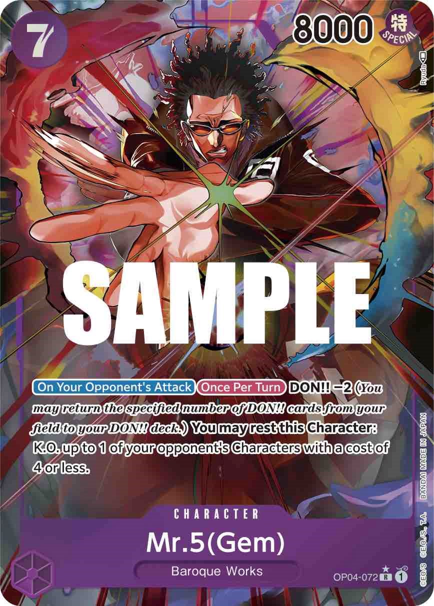 Mr.5(Gem) (Alternate Art) [Kingdoms of Intrigue] | Shuffle n Cut Hobbies & Games