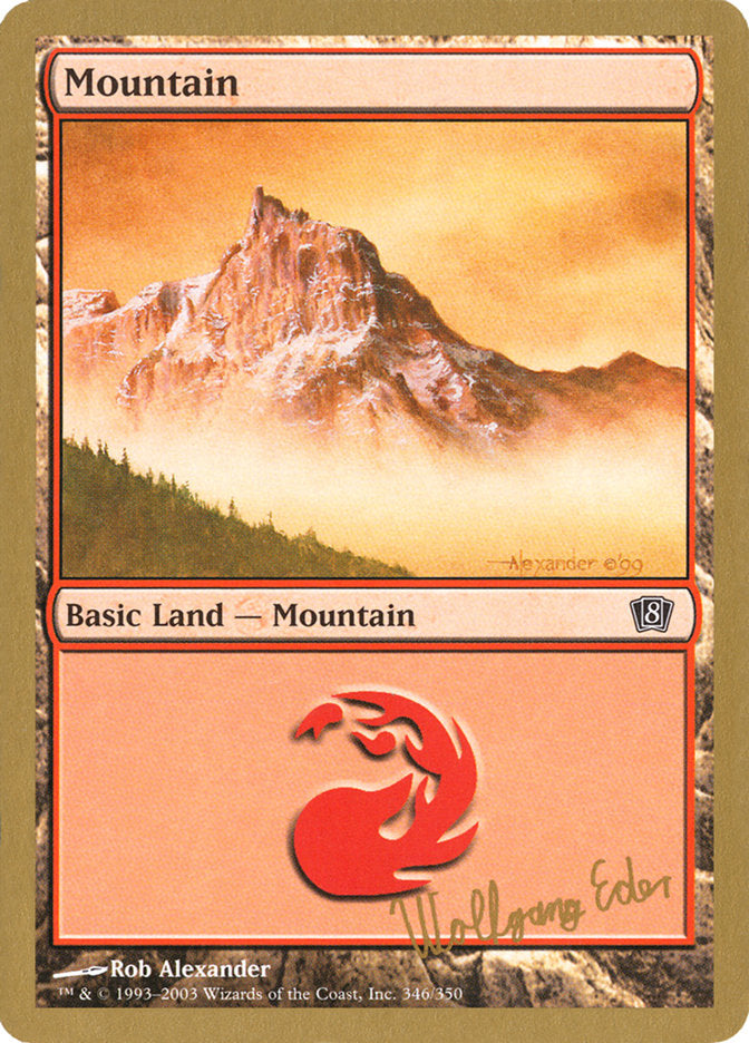 Mountain (we346) (Wolfgang Eder) [World Championship Decks 2003] | Shuffle n Cut Hobbies & Games