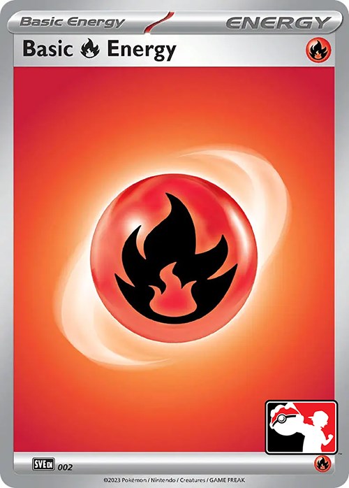 Basic Fire Energy (002) [Prize Pack Series Three] | Shuffle n Cut Hobbies & Games
