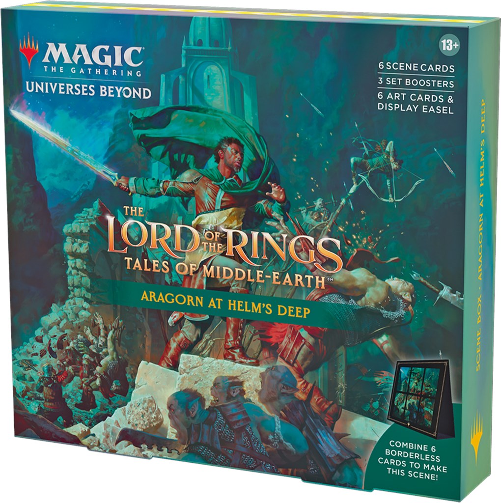 The Lord of the Rings: Tales of Middle-earth - Scene Box (Aragorn at Helm's Deep) | Shuffle n Cut Hobbies & Games