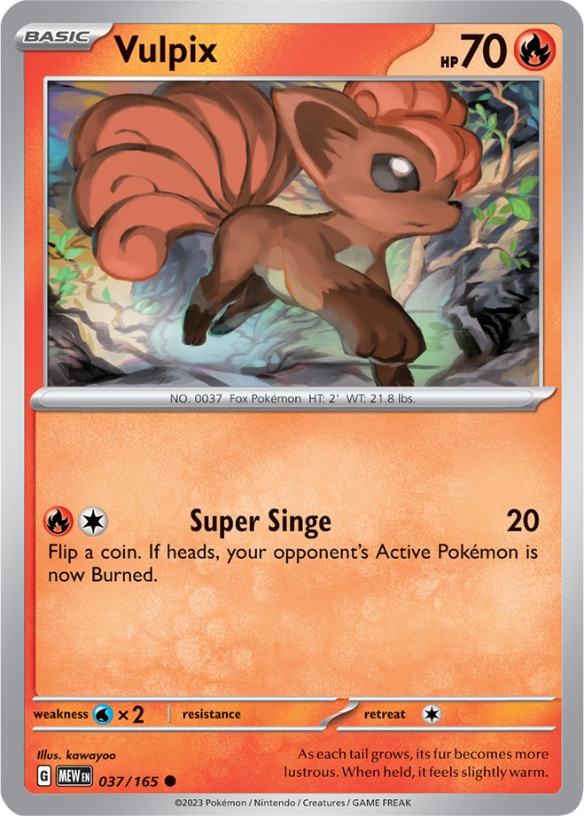 Vulpix (037/165) [Scarlet & Violet 151] | Shuffle n Cut Hobbies & Games