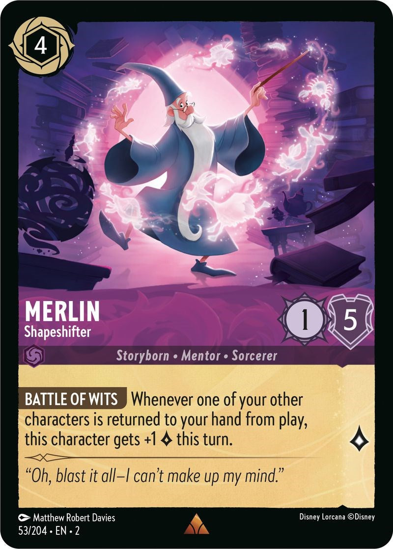 Merlin - Shapeshifter (53/204) [Rise of the Floodborn] | Shuffle n Cut Hobbies & Games