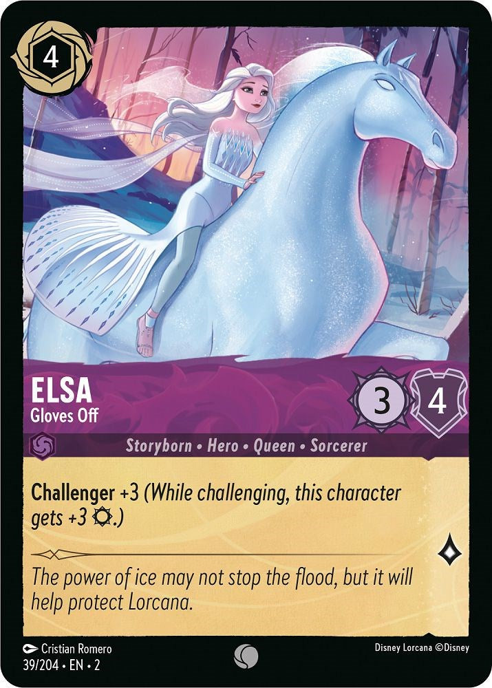 Elsa - Gloves Off (39/204) [Rise of the Floodborn] | Shuffle n Cut Hobbies & Games