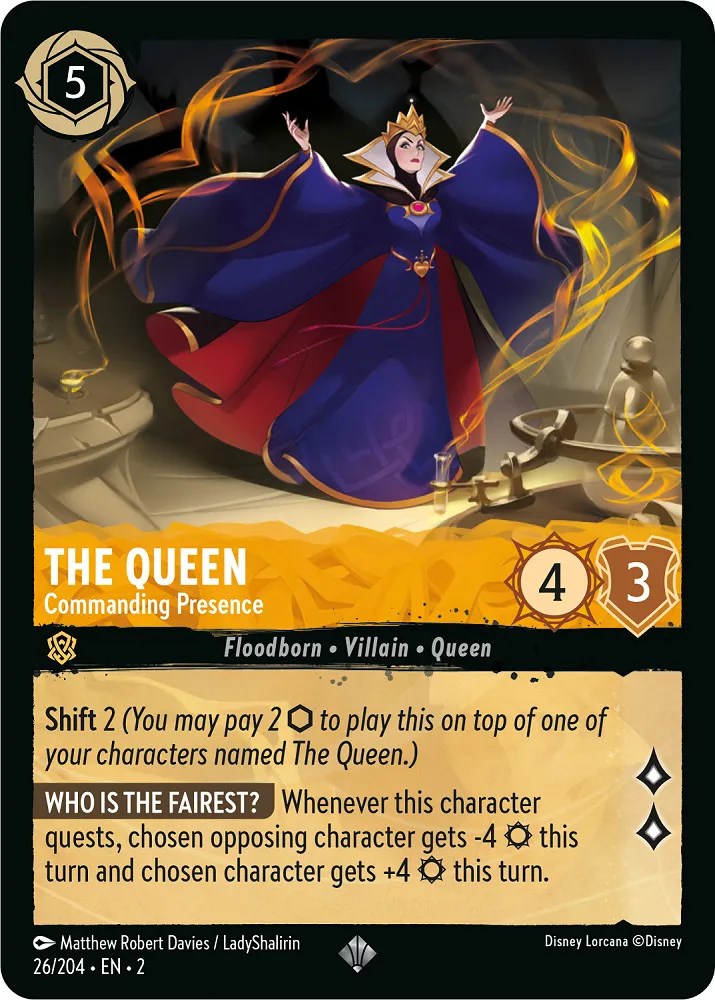 The Queen - Commanding Presence (26/204) [Rise of the Floodborn] | Shuffle n Cut Hobbies & Games