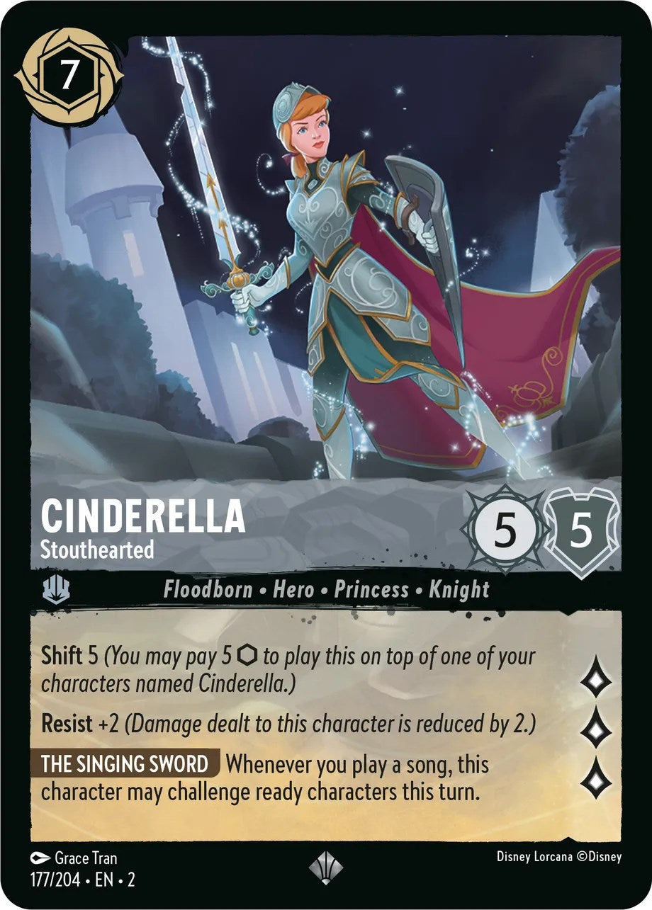 Cinderella - Stouthearted (177/204) [Rise of the Floodborn] | Shuffle n Cut Hobbies & Games