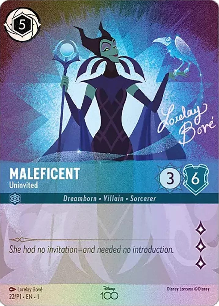 Maleficent - Uninvited (Enchanted) (22) [Disney100 Promos] | Shuffle n Cut Hobbies & Games