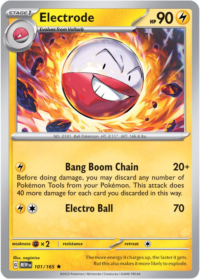 Electrode (101/165) [Scarlet & Violet 151] | Shuffle n Cut Hobbies & Games
