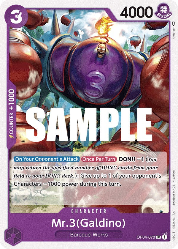 Mr.3(Galdino) [Kingdoms of Intrigue] | Shuffle n Cut Hobbies & Games